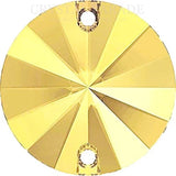 Zodiac Rivoli Sew on Crystals - Sunshine