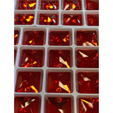 Zodiac Square Sew On Crystals - Light Siam