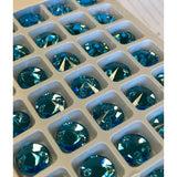 Zodiac Crystal Rivoli Sew on Stone - Aquamarine Blue