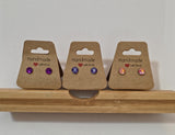 Earrings - Studs - Choose your colour and size
