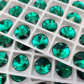 Zodiac Crystal Rivoli Sew on Stone - Emerald Green