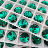 Zodiac Crystal Rivoli Sew on Stone - Emerald Green