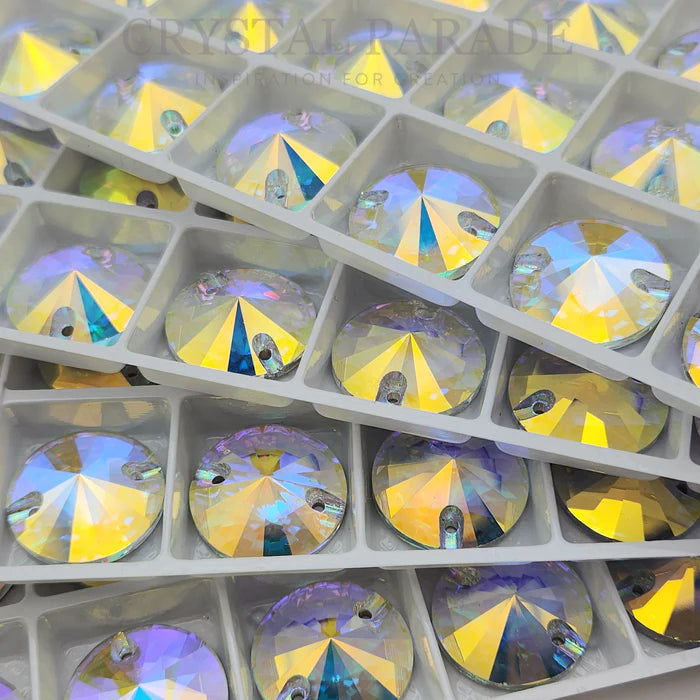 Zodiac Crystal Rivoli Sew on Stone - AB