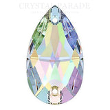 Zodiac Crystal Peardrop Sew on Stone - AB