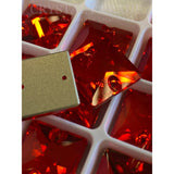 Zodiac Square Sew On Crystals - Light Siam