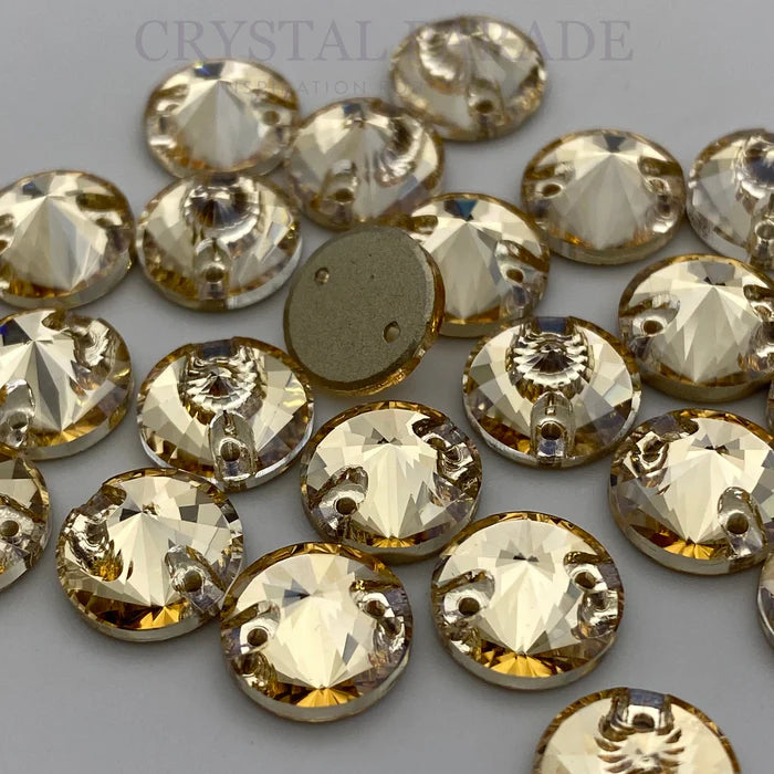 Zodiac Rivoli Sew on Crystals - Golden Shadow