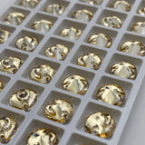 Zodiac Rivoli Sew on Crystals - Golden Shadow