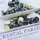 Zodiac Round/Flatback SS34 Non-Hotfix - Jet Hematite (pack of 12)