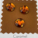 Zodiac Rivoli Sew on Crystals - Tangerine