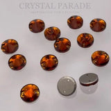 Zodiac Rivoli Sew on Crystals - Tangerine