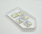 Zodiac Crystal Square Sew on Stone - AB