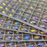 Zodiac Crystal Navette Sew on Stone - AB