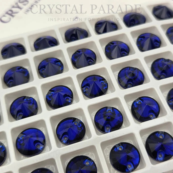 Zodiac Rivoli Sew on Crystals - Cobalt Blue