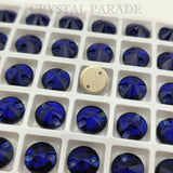 Zodiac Rivoli Sew on Crystals - Cobalt Blue