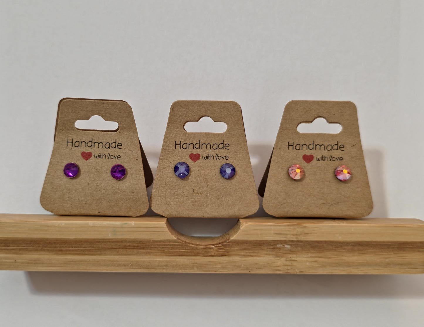 Earrings - Studs - Choose your colour and size