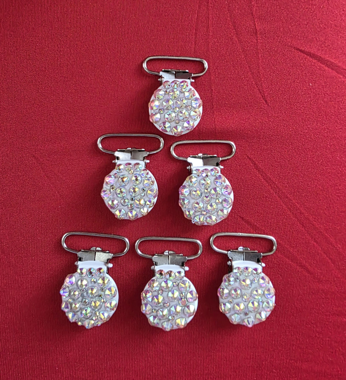 Round Number Clip - White base - Limited Edition