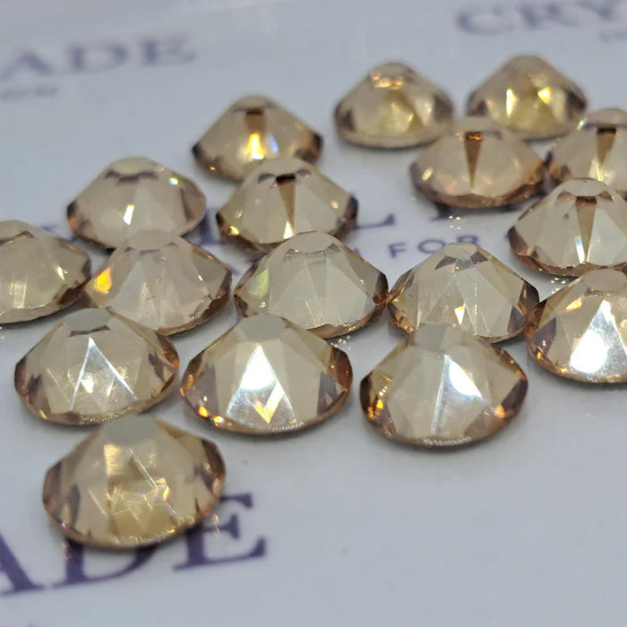 Zodiac Non Hotfix Crystals - Golden Shadow